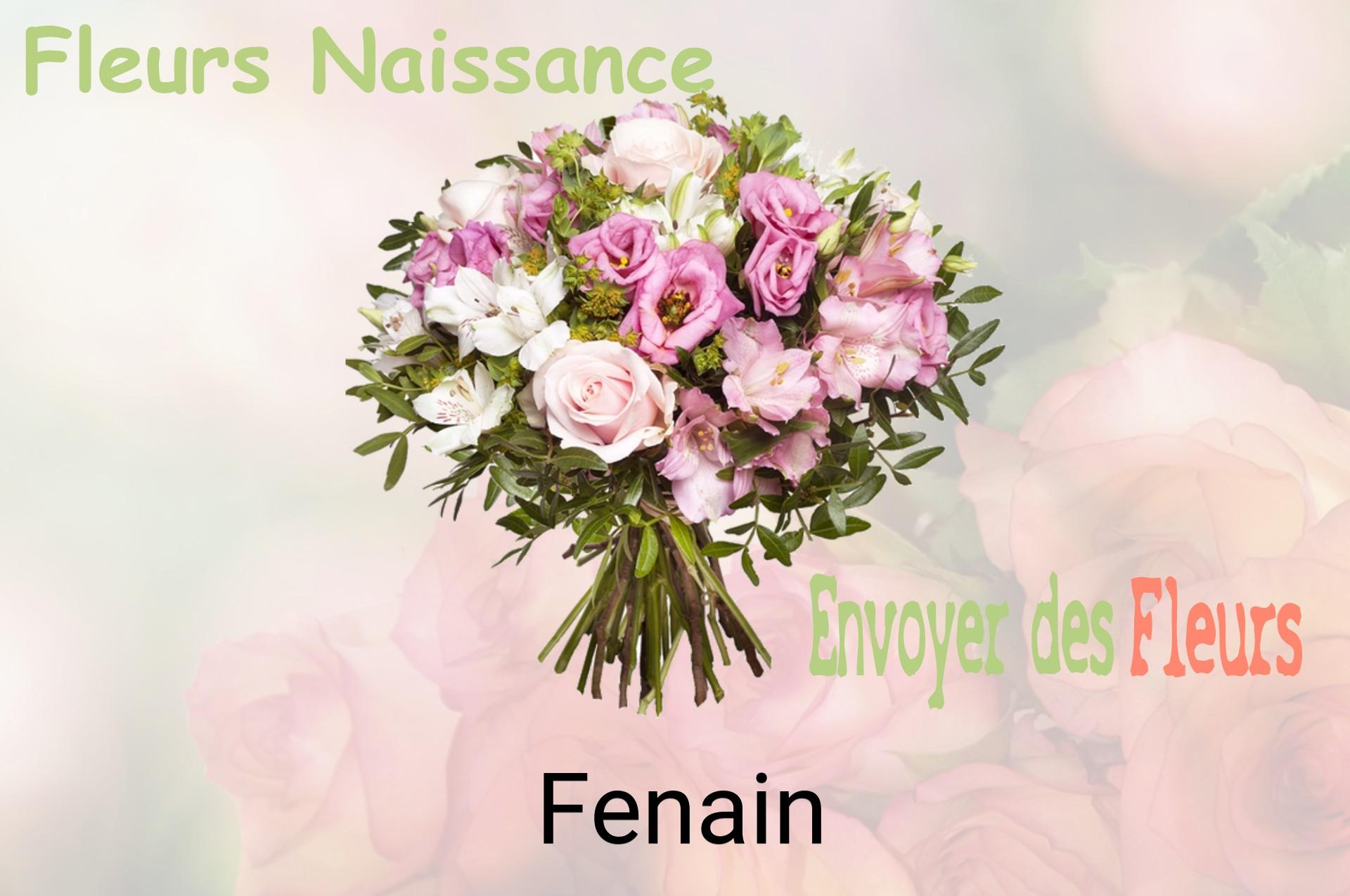 Bouquet de fleurs de naissance livré à Fenain